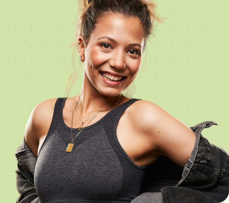 sporty woman